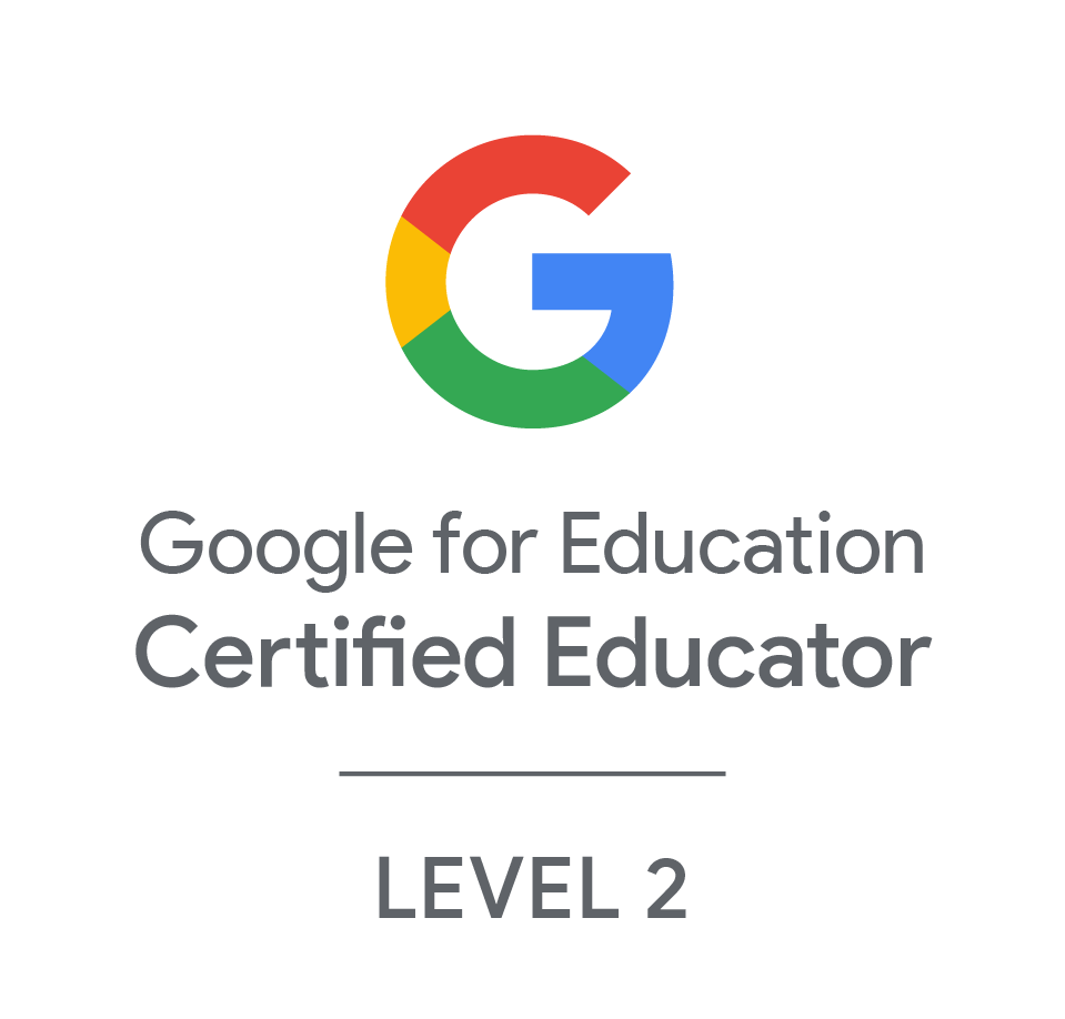 Google Certified Educator Level 2 certificate
